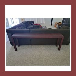 Parsons Table * 72"L x 14"W x 25"H* Maroon * Pickup in Apopka *