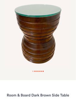 Room & Board Brown Side Table