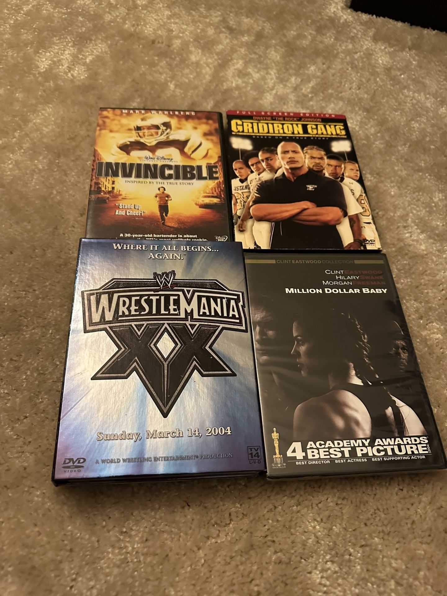 4 DVD's For $15