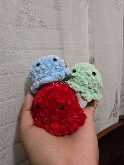 3 set of mini octo keychain