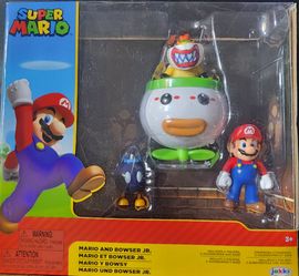 Super Mario World of Nintendo Figures Bundle Koopalings. Lemmy, Larry, Bowser Jr, Jakks