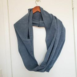 Lululemon Customizable Snap Scarf | Stonewash | Blue