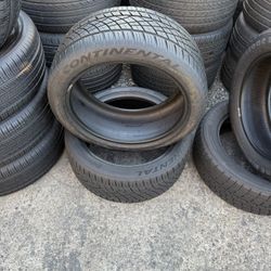 2 Llantas 245/40/18 Dela Continental 95% De Vida