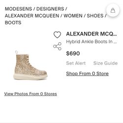 ALEXANDER MCQ... Hybrid Ankle Boots