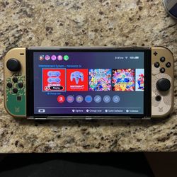 Oled Zelda Version Nintendo Switch With Extras