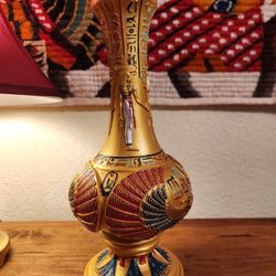  Vulture God Nekhebet Egyptian Vase.