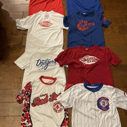 8 Baseball T-shirts For Children Size YL