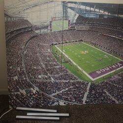 Vikings Stadium Picture Frame