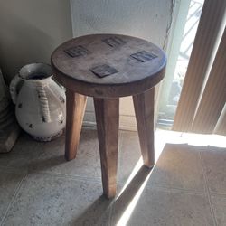 Wood Plant Pot Stand 18” Tall