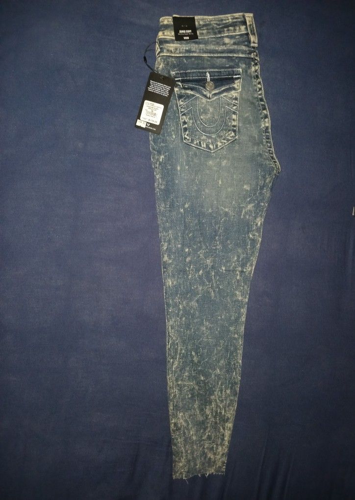 True Religion Jennie Curvy Super Skinny Jeans – W29 – NEW w/ Tags