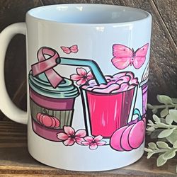 Breast Cancer Awareness Ceramic Mug
