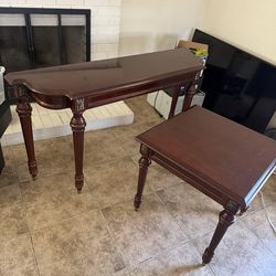Classic Console & Side Table Set – Elegant Matching Pair