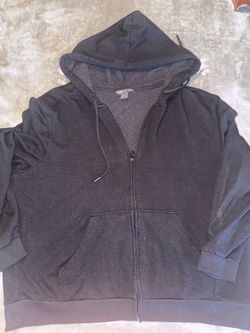 Women’s Eddie Bauer Black Zip-Up Hoodie Sweatshirt
