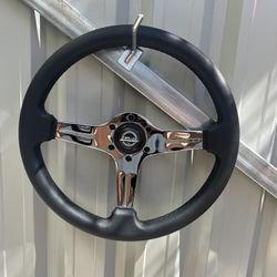 NRG Leather Steering Wheel