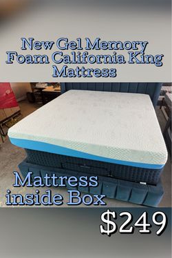 New Gel Memory Foam California King Mattress