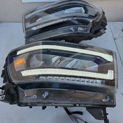 19-24 Ram LED DRL Headlights Luces Micas Calaveras Faros Faroles Focos Headlamps 
