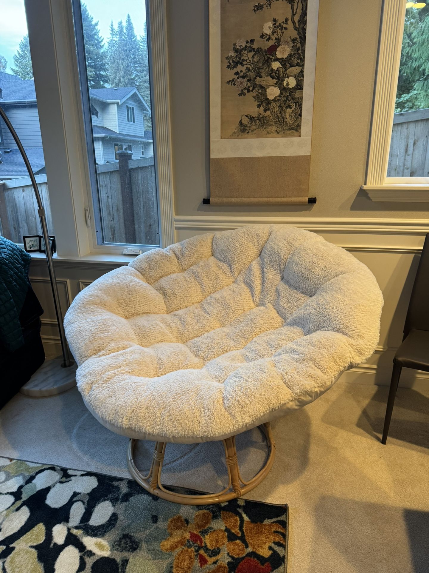 Wicker Papasan Accent Chair