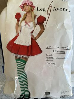 Country Girl Costume Adult Size Large