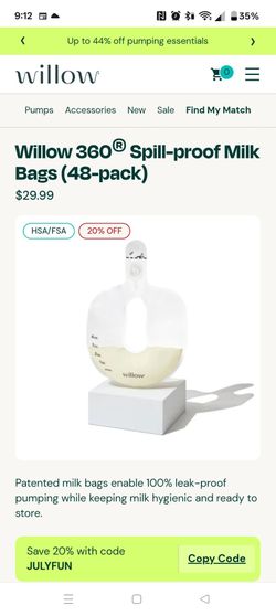 Willow pumping bags
