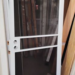 Security Door Open Box Never Install, Come W/Hardware 
