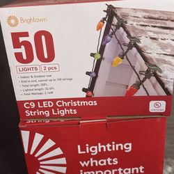 Winter Wonder Lane C9 LED Christmas String Lights,