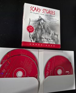 Scary Stories Audio 3 CD Collection by Alvin Schwartz Audiobook Halloween