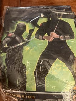 Snake Eyes Adult Costume Size XL 42-46