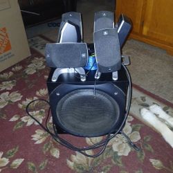 Complete Set Surround Sound System Speakers.