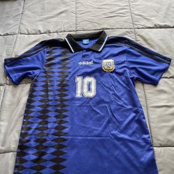 Retro Adidas Maradona Argentina National Team Jersey (Size M)