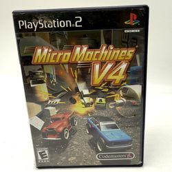 Micro Machines V4 Sony PlayStation 2 PS2 Video Games 