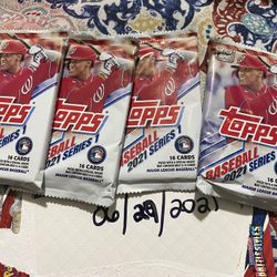 Baseball Cards MLB TOPPs 2021 Series 1Pack