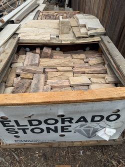 2 boxes of eldorado stone and one mixed