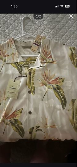 New Tommy Bahama Shirt. S.W.Arl