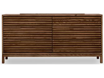 Tanner Six Drawer Ash Wood Dresser in Roux