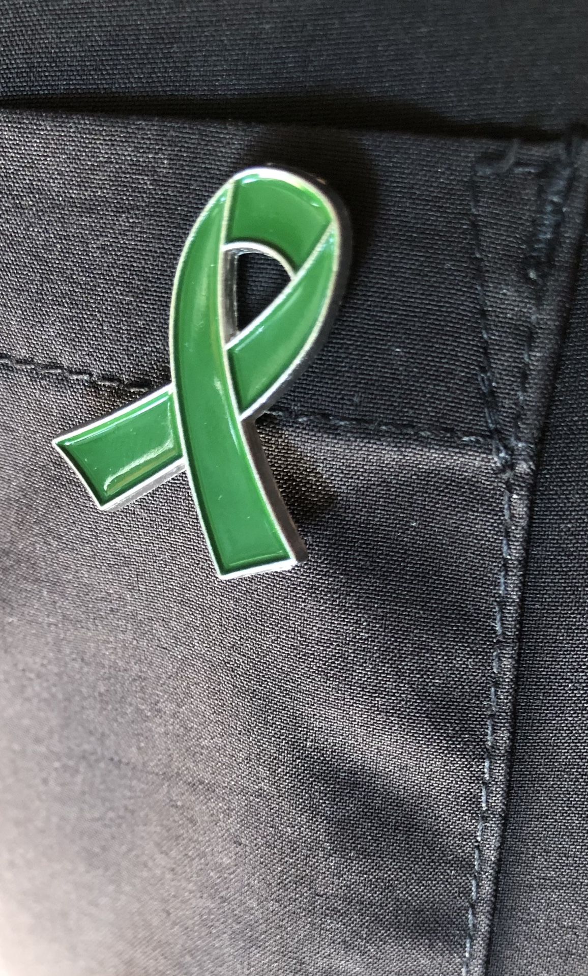 Green Ribbon Pins
