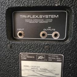 Vinatage 1984 Used Peavey Tri-Flex System Subwoofer Cabinet For Sale