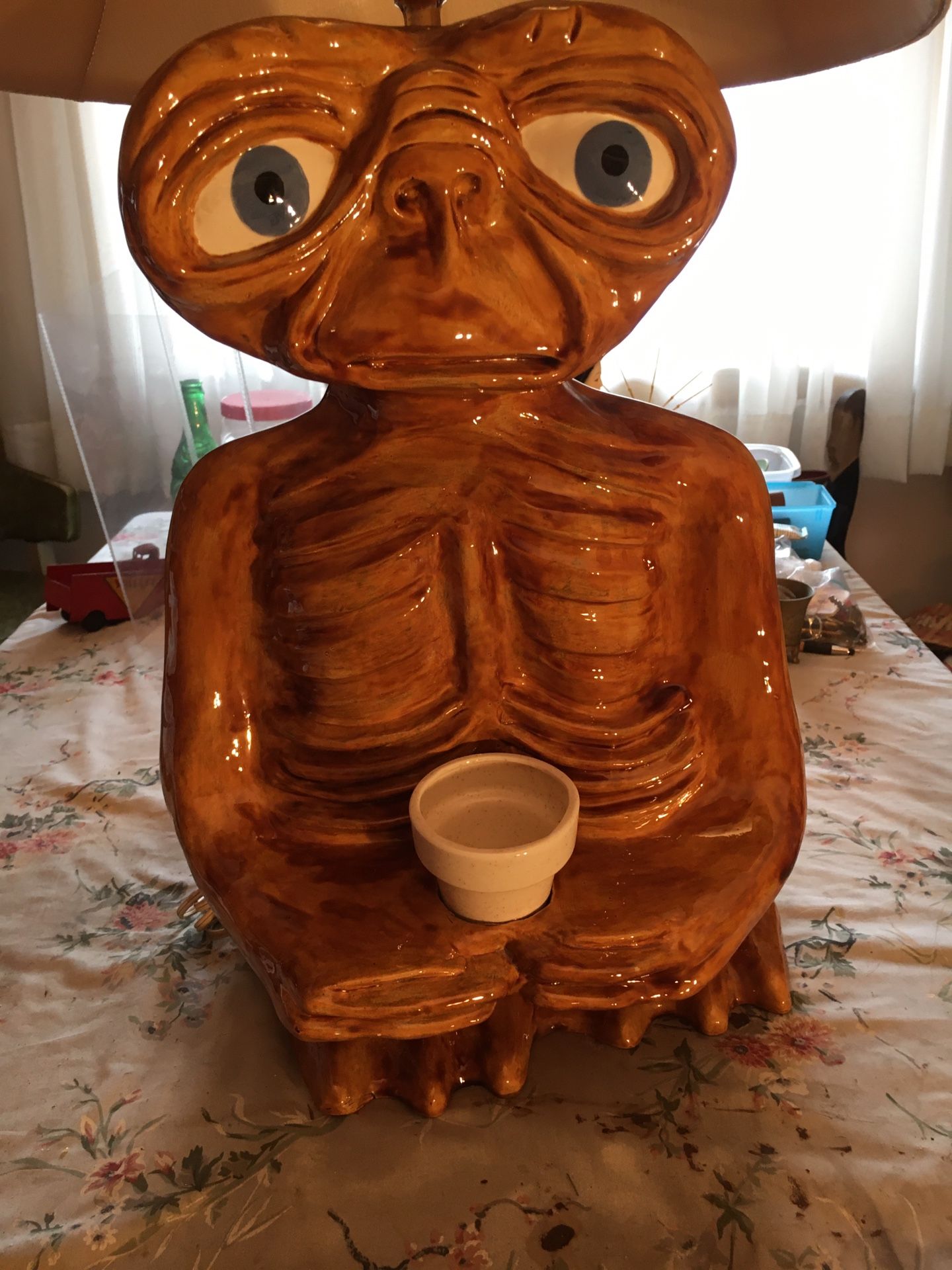 Unique Vintage “ET” Lamp
