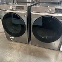 Samsung Washer And Electric Dryer Front Load