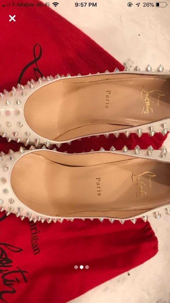 Christian louboutin size 38 1/2 (8 1/2)