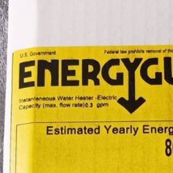 Eemax Tankless Electric Water Heater 