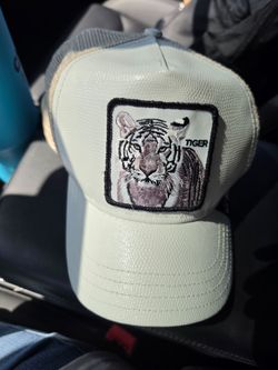 Goorin Bros. The White Tiger Trucker Hat Animal Farm - White/Cream - Style 101-0606