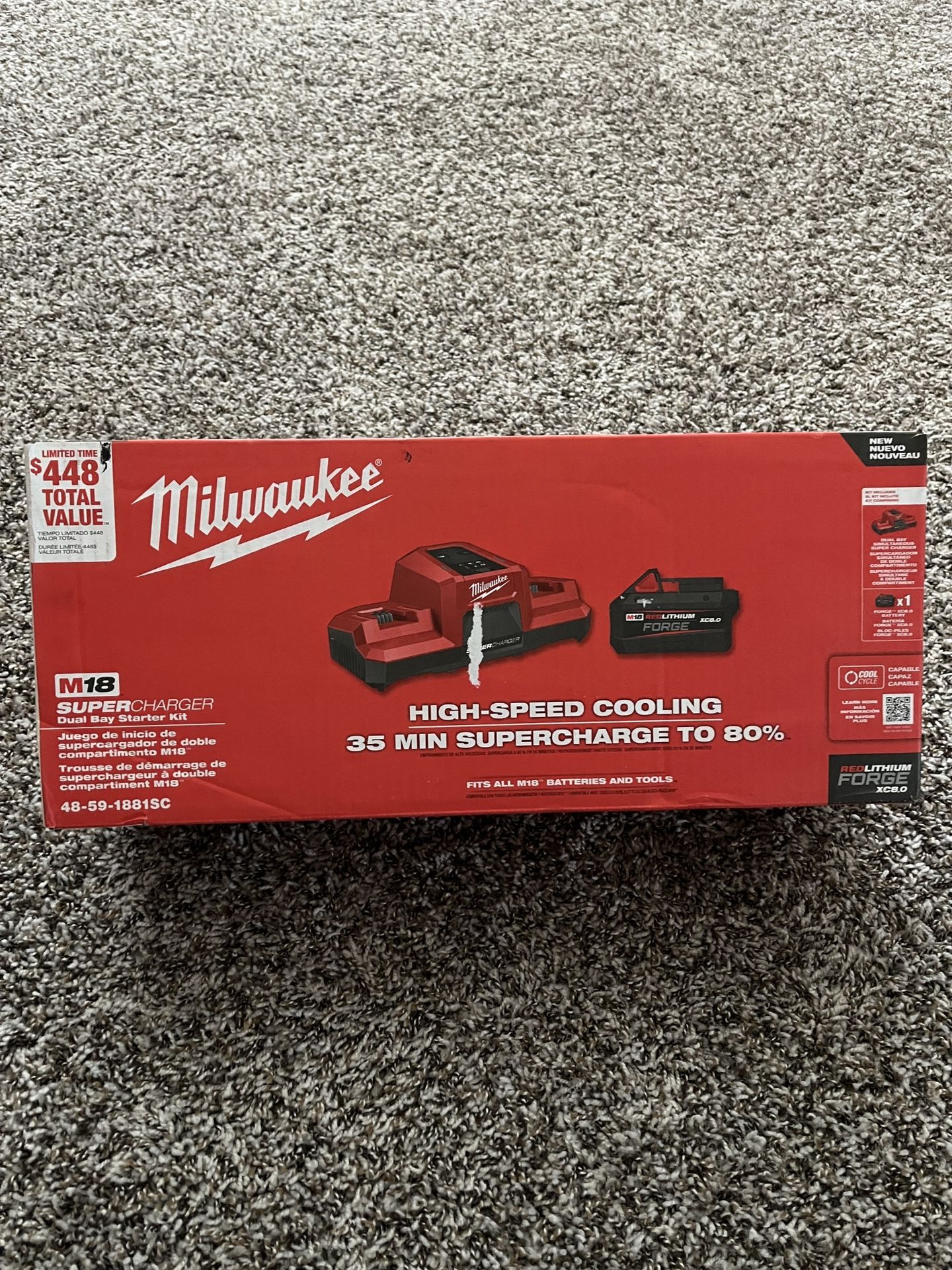 Milwaukee Super Charger And Forge 8.0 Battery