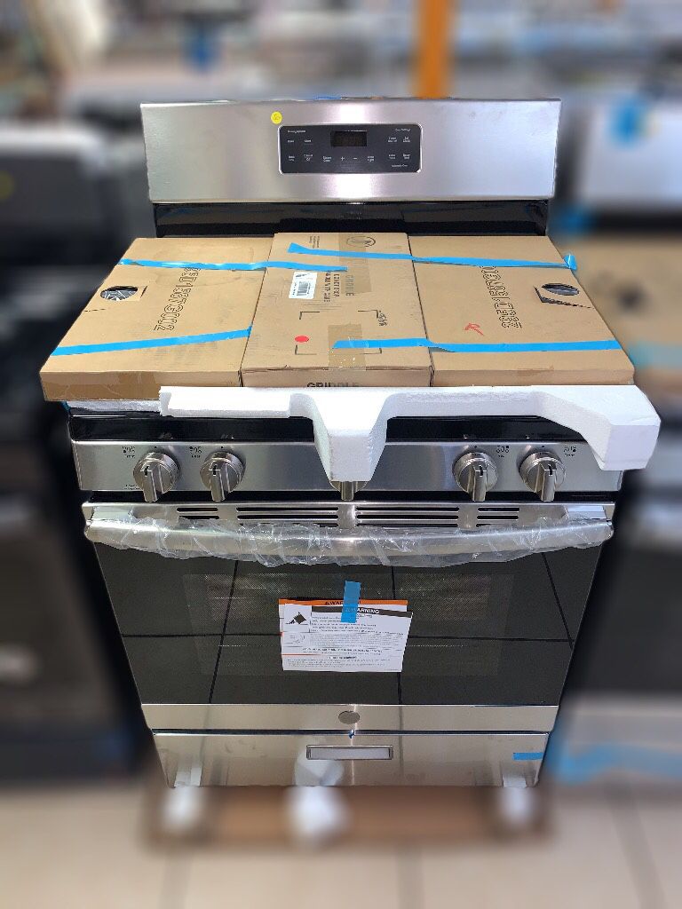 *NEW* GE 5-Burner Gas Stove (open box, scratch & dent)