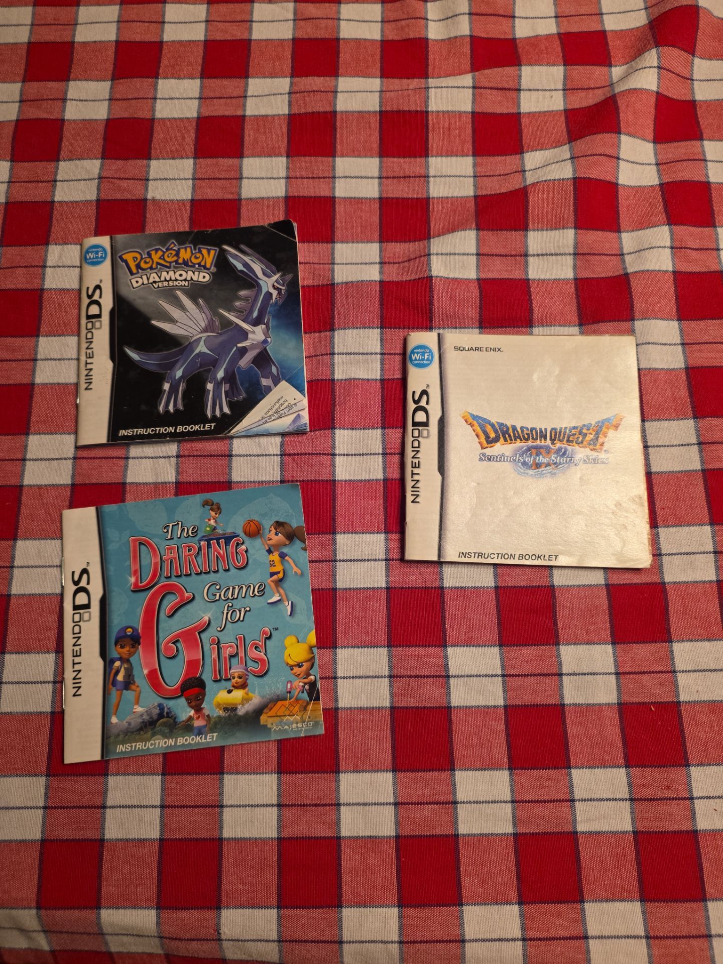 Game manuals Nintendo DS