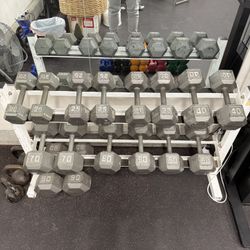 Dumbbells + Rack