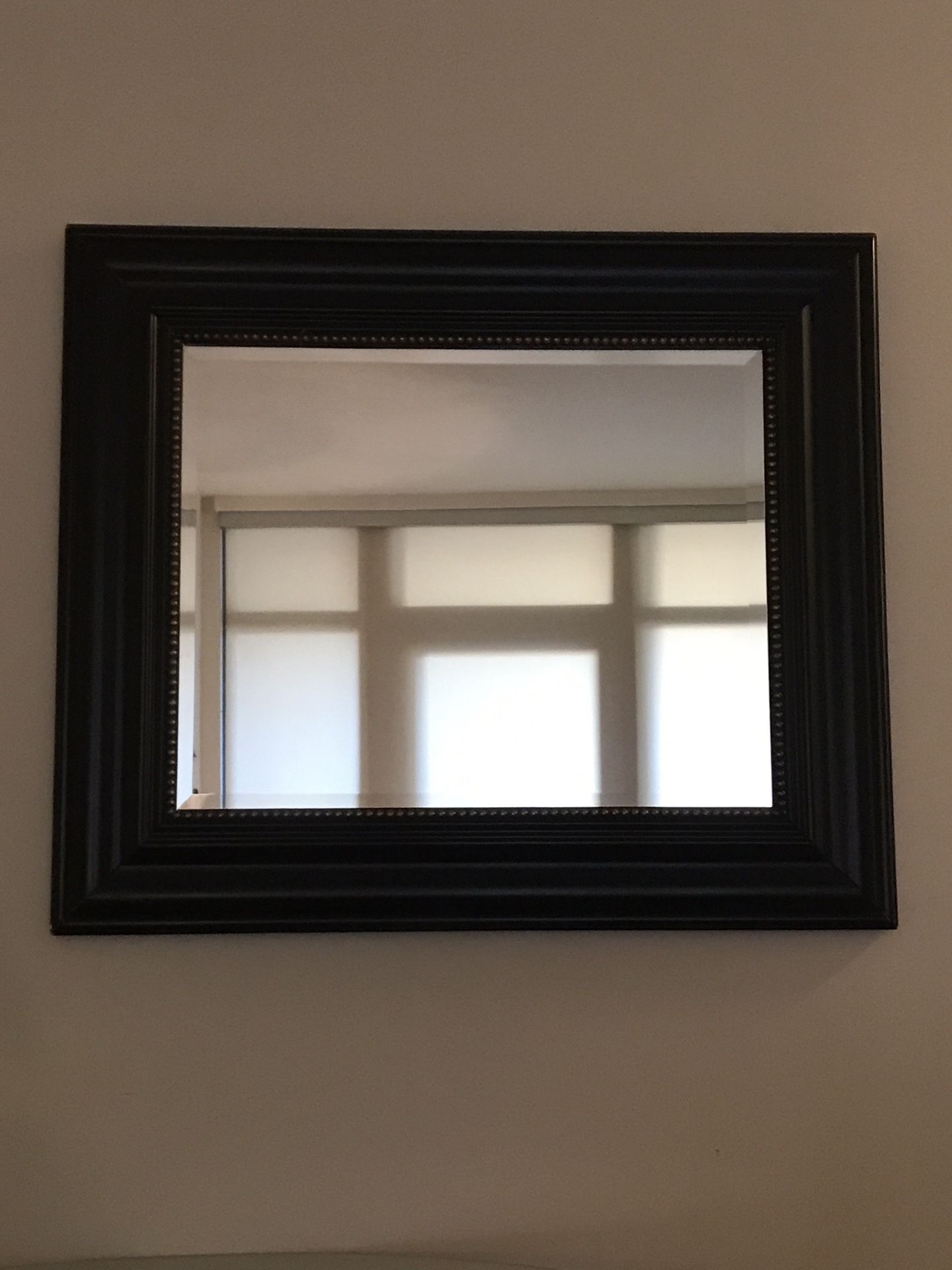 FREE- MUST PICKUP BY 10AM!! Black hanging mirror