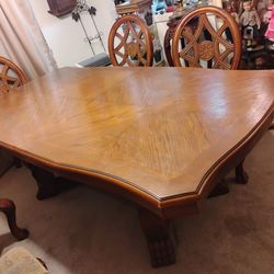 Beautiful Dining Room Table With 6 Chairs Solid 