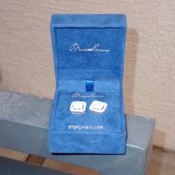 Diamond Earring set -Sterling silver MIA sarine 18"