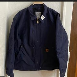 Navy Carhartt Jacket 2X