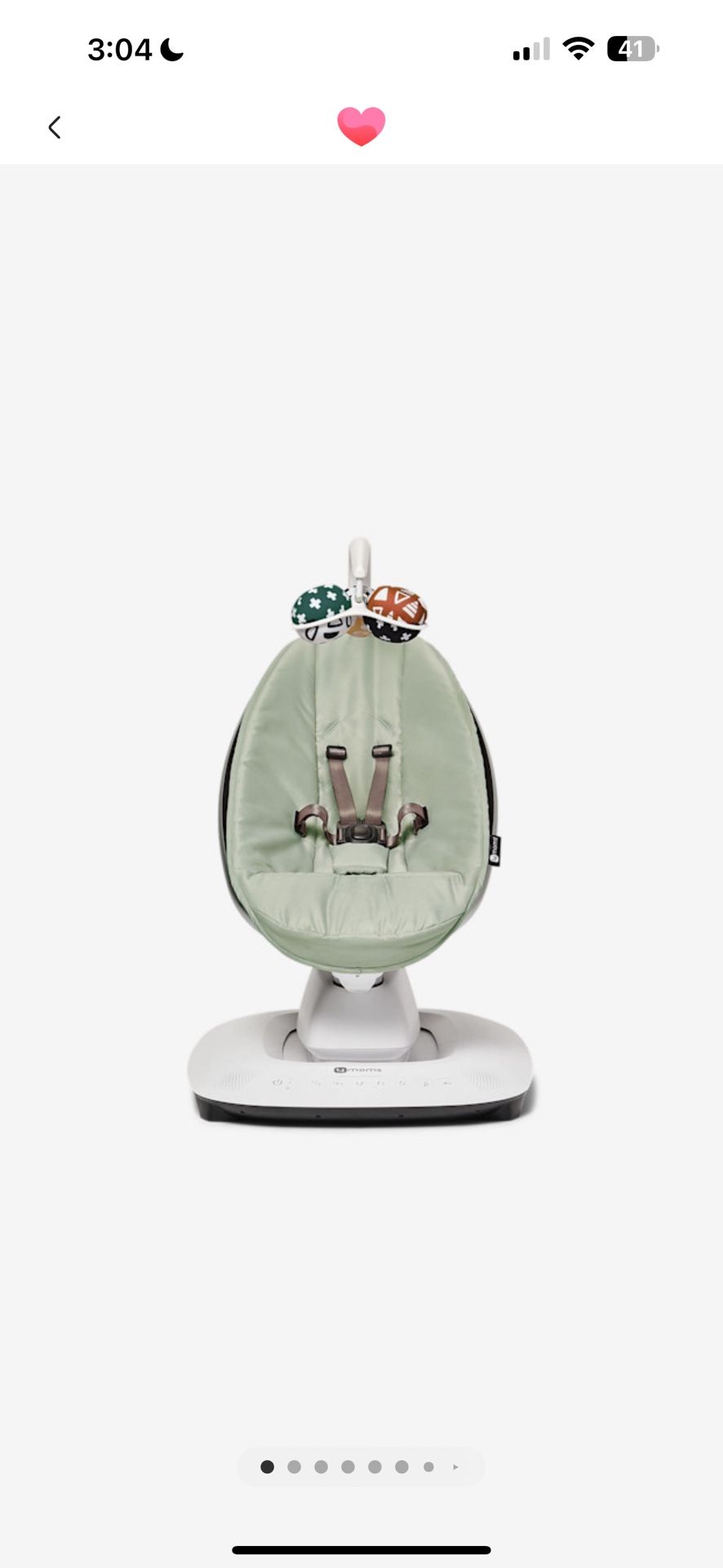 Mamaroo Swing With Newborn Insert